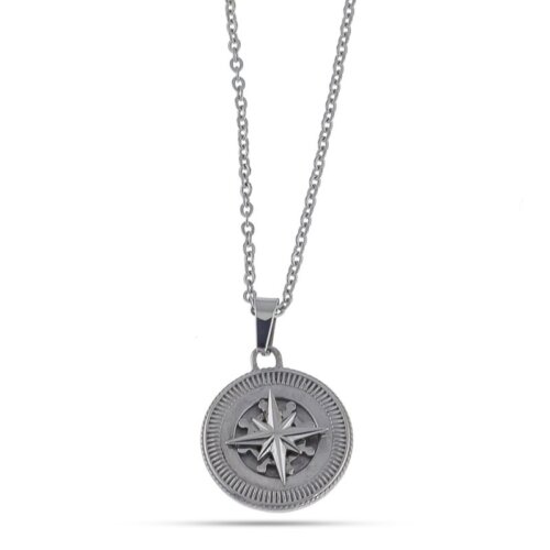 Collana rosa venti Acciaio