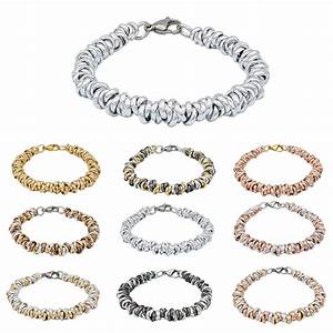 Bracciale anellini Acciaio grande