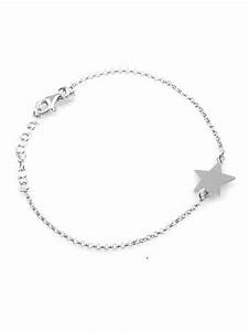 Bracciale stella liscia in in Argento 925