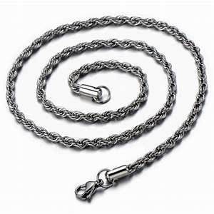 collana corda grande in acciaio