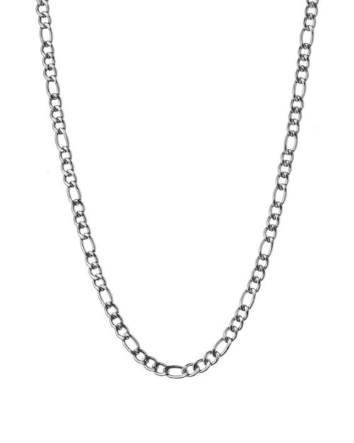 Collana Alternata extraflat 3,4mm 60cm in Argento 925
