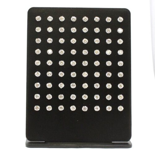 Orecchino espositore studs 4mm in Argento 925