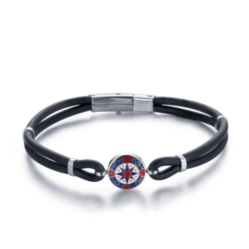 Bracciale uomo rosa venti Acciaio