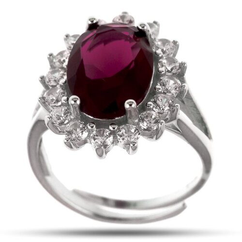 Anello ovale keit in Argento 925