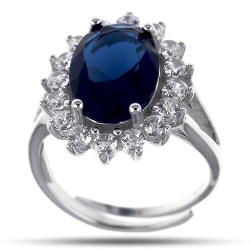 Anello ovale in Argento 925
