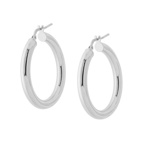 Cerchio spina 4mm2,5cm in in Argento 925