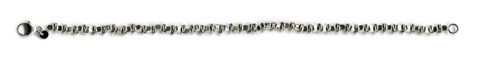 bracciale grum acciaio uomo 10mm