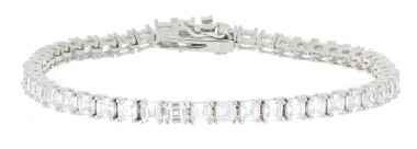 Bracciale carre 3x3 in in Argento 925