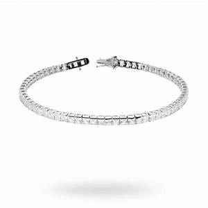 Bracciale tennis carre 1,5x1,5 cm in argento 925%