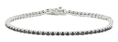 Bracciale tennis 21cm in arg 925%