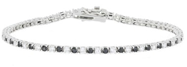 Bracciale tennis 18cm in arg 925%