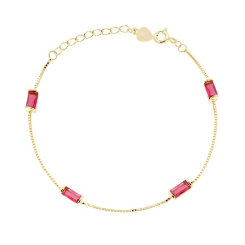 bracciale veneziana con pietre in arg 925%