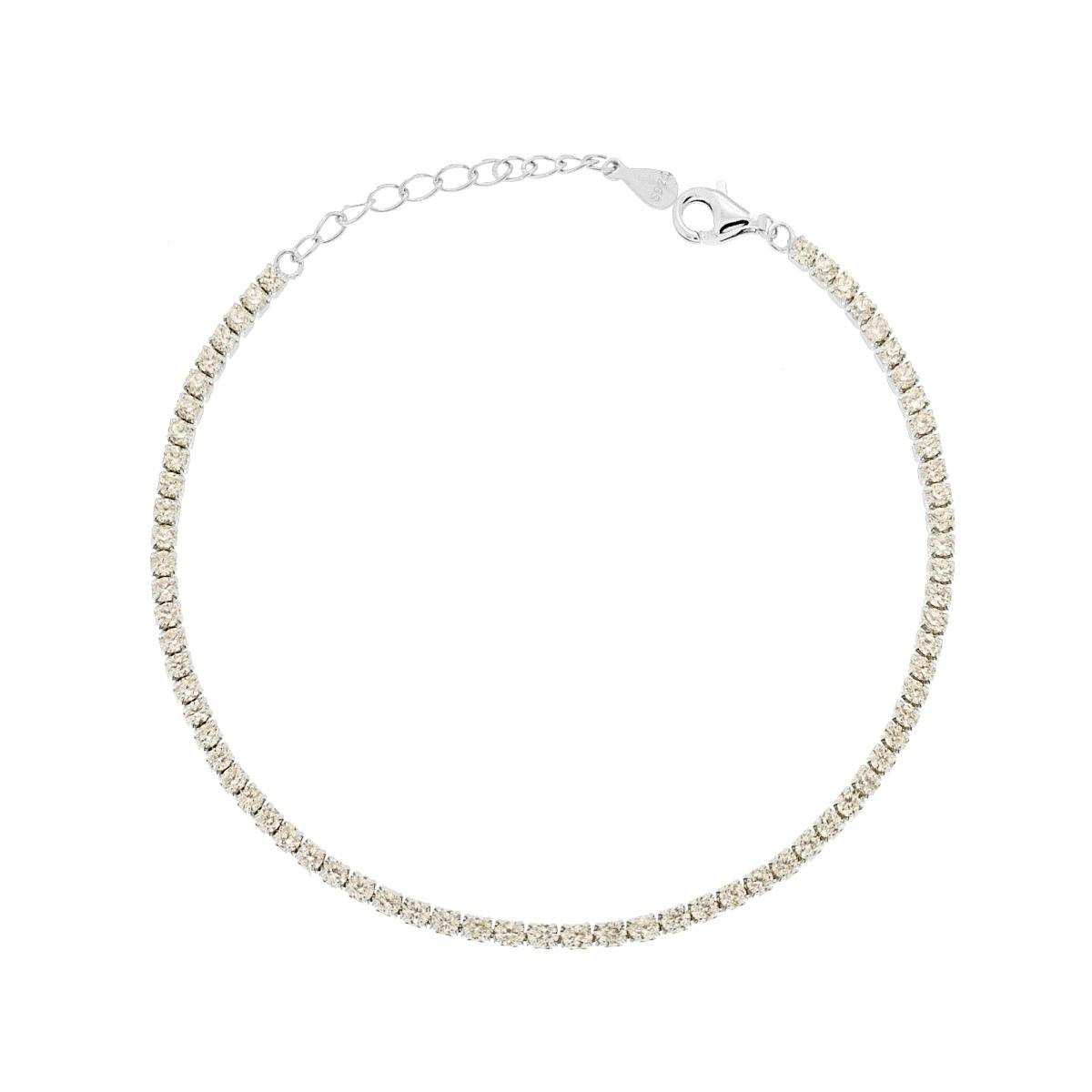 bracciale mini tennis 2mm