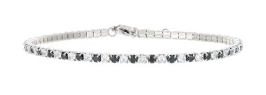 bracciale mini tennis 2mm in argento 925%