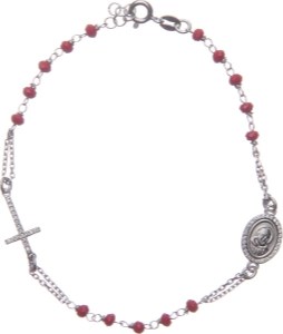 Bracciale Rosario in arg 925%