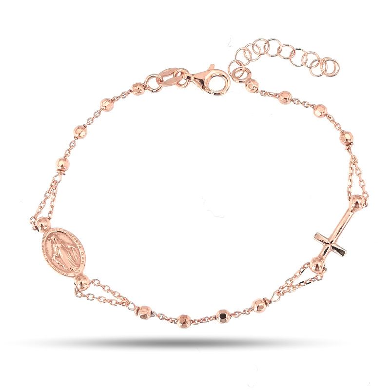 Bracciale Rosario in arg 925%