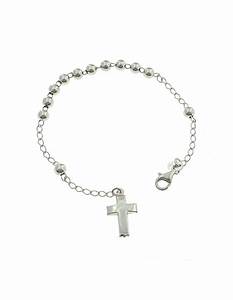 Bracciale sfera rosario 6mm in Argento 925
