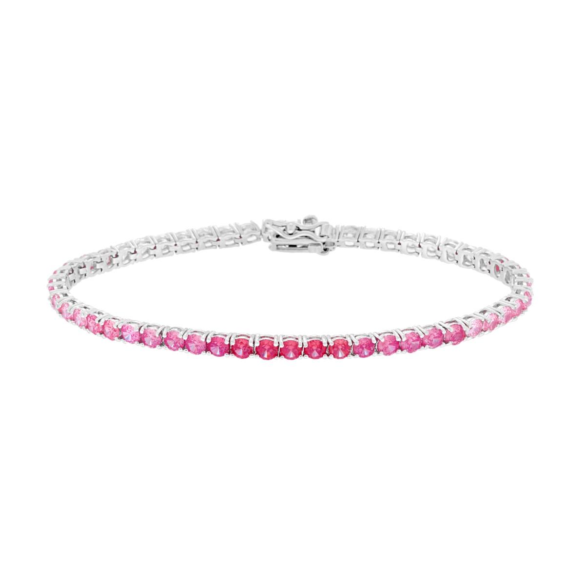 Bracciale tennis 18cm in arg 925%