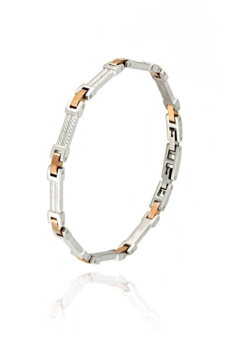 Bracciale uomo acciaio