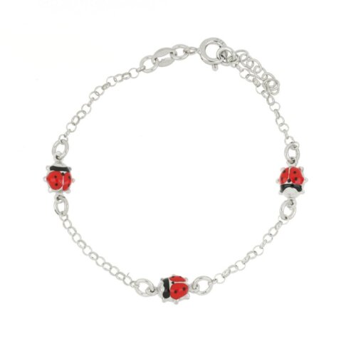 Bracciale Argento 925 3 coccinelle