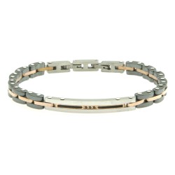 Bracciale uomo ceramica Acciaio