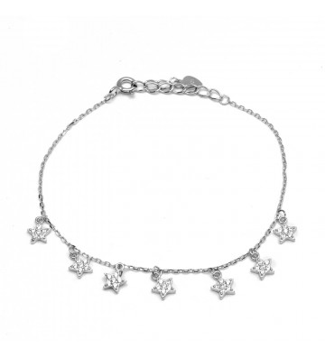 Bracciale stelle pend in Argento 925