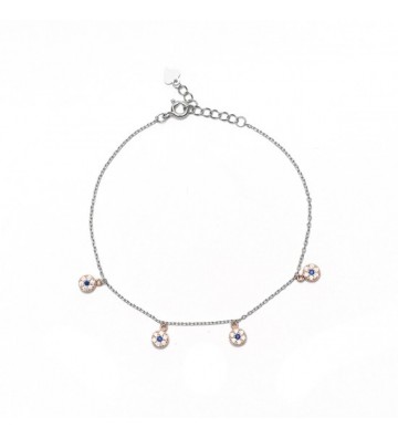 Bracciale tondi in Argento 925