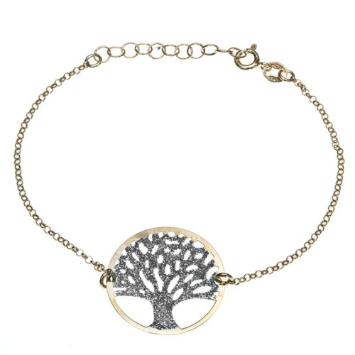 Bracciale albero della vita3 pendente in in Argento 925