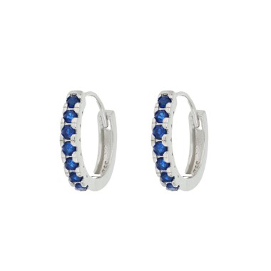 cerchietto zirconi  in argento 925%