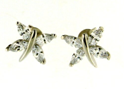 Orecchino farfalla in Argento 925