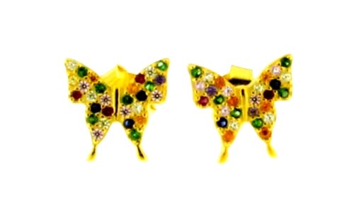orecchino farfalla rmb argento 925%