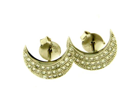 Orecchino luna in Argento 925