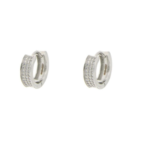 Cerchietto scattini 12X6mm zk in arg 925%