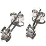 Orecchini Punto luce 4mm in Argento 925