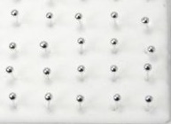 Orecchino da naso pallina 2mm box20 in Argento 925