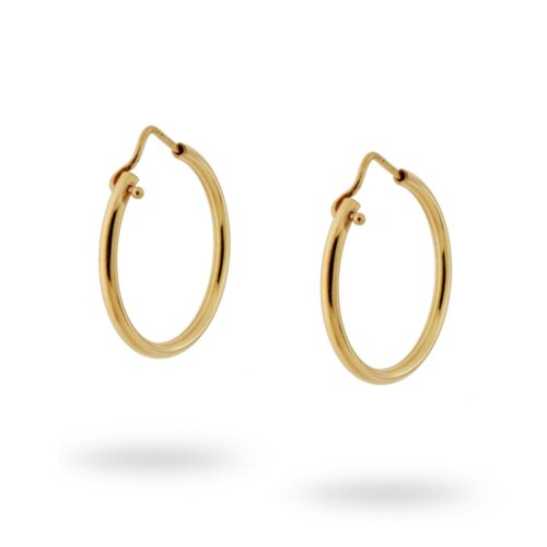 cerchio liscio 3cm in argento 925%