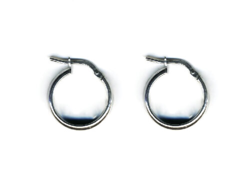 Cerchio spina 4x2mm 1cm in in Argento 925