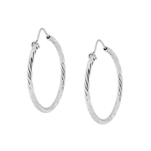 cerchio diamantato 35mm in argento 925%