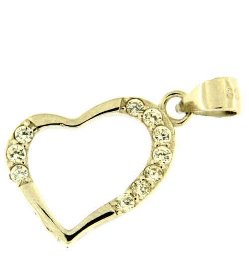 pendente cuore zk in arg 925%