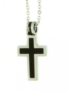 Collana uomo croce Acciaio
