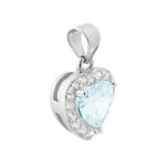 Pendente cuore zk in arg 925%