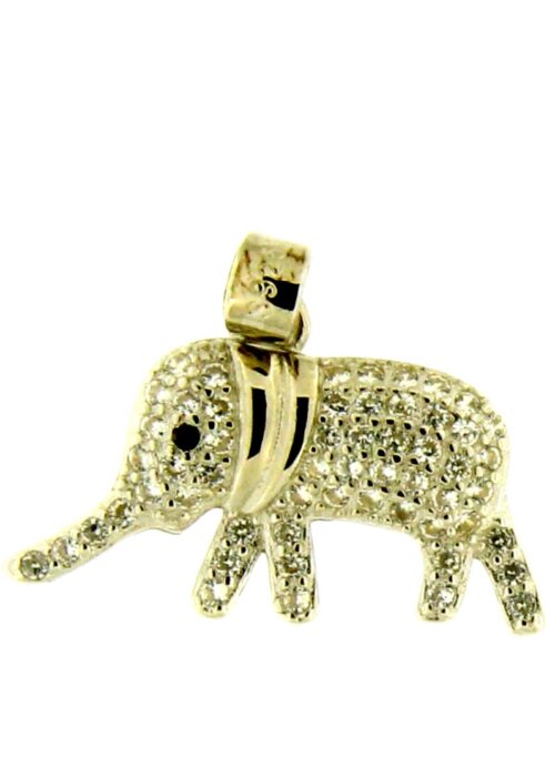 Pendente elefante in Argento 925