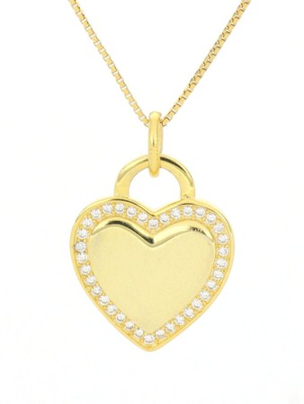 Pendente cuore inzk in Argento 925