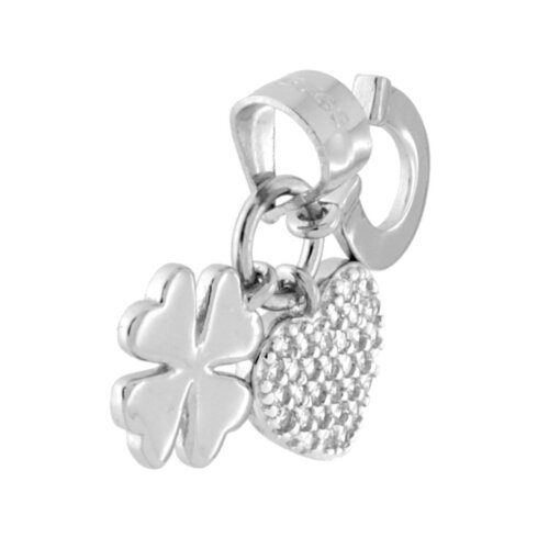 Pendente 4 cuori in Argento 925