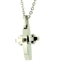 Collana uomo croce Acciaio