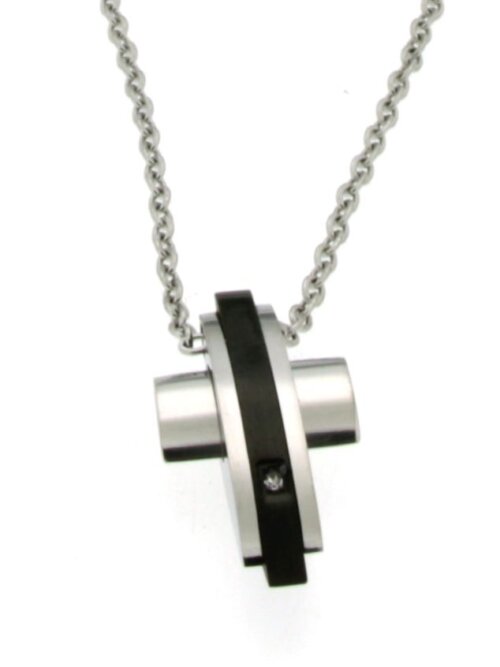 Collana croce Acciaio