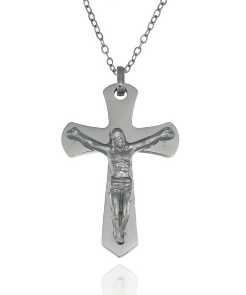 Collana uomo crocifisso in Acciaio