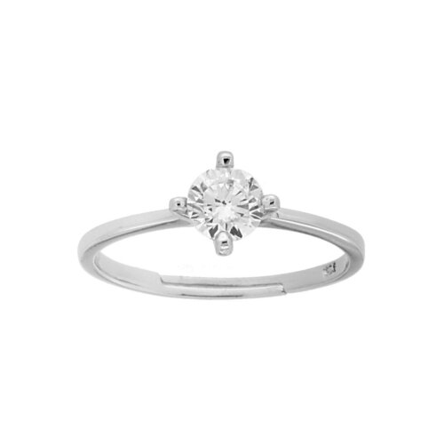 Anello solitario 5mm in Argento 925