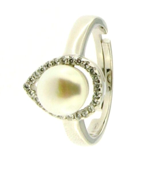 Anello perla in Argento 925