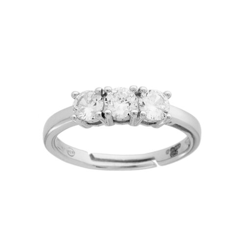 Anello trilogy 4mm in Argento 925